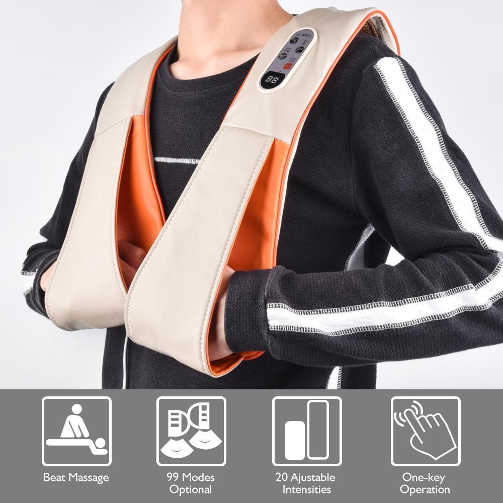 Heated U Shaped Neck and Back Massage Cushion