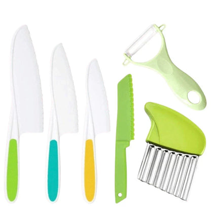 Fun Kids Cooking Knife Set for Little Chefs - Fesara