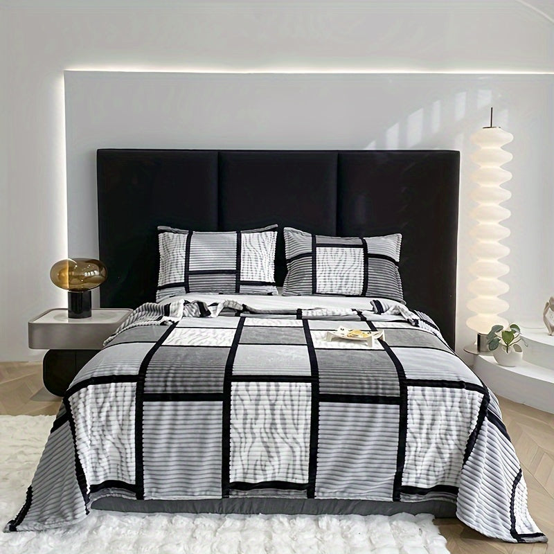 Soft Velour Throw Blanket for Cozy Home Decor