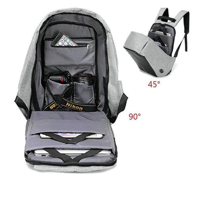 Secure USB Charging Travel Backpack