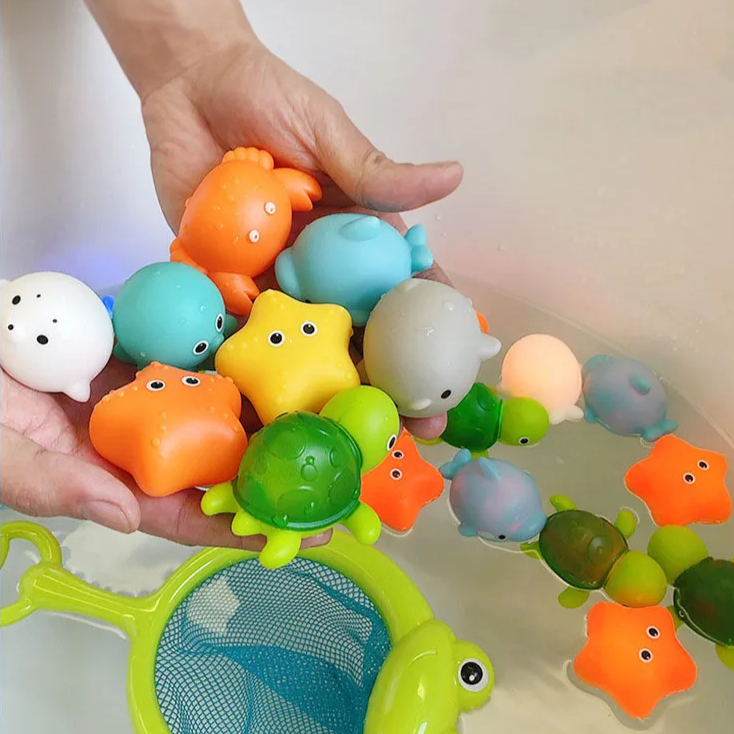 Colorful Kids Bath Toy with Lights and Sounds