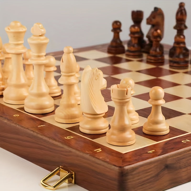 Premium Wood Chess Board - Classic Game Set