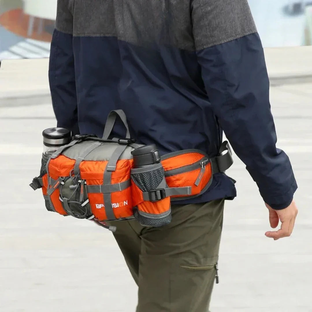 Waterproof Outdoor Waist Pack with Secure Zip Pockets