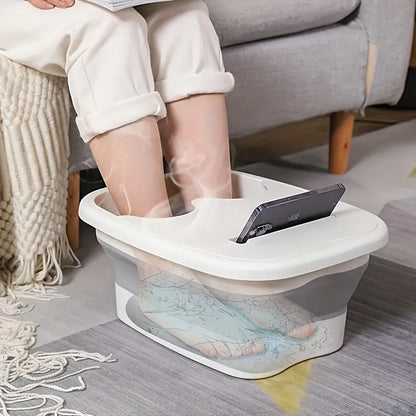 Portable Folding Foot Spa Basin - Fesara