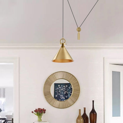 Elegant Copper Pendant Light