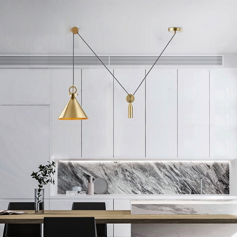 Elegant Copper Pendant Light