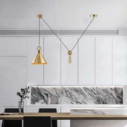 Elegant Copper Pendant Light