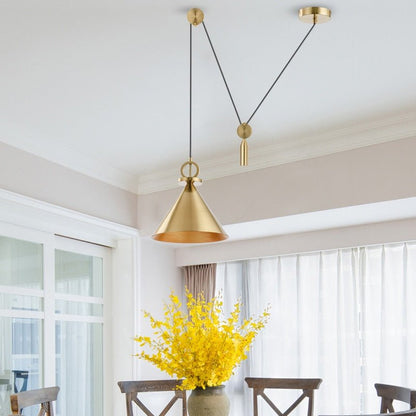 Elegant Copper Pendant Light