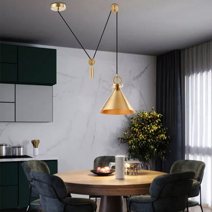 Elegant Copper Pendant Light