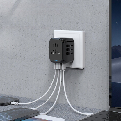 Compact Worldwide Travel Adapter Charger