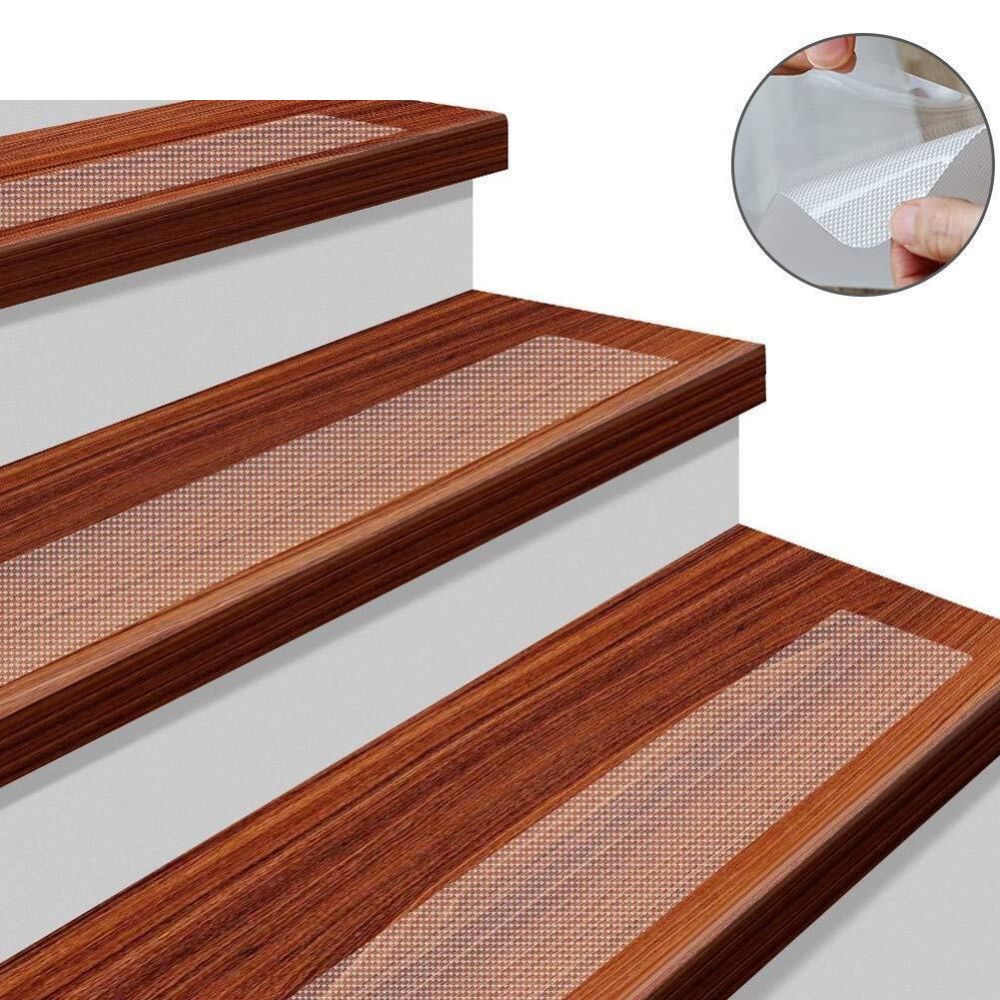 Anti Slip Stair Treads - Indoor Step Safety Strips - Fesara