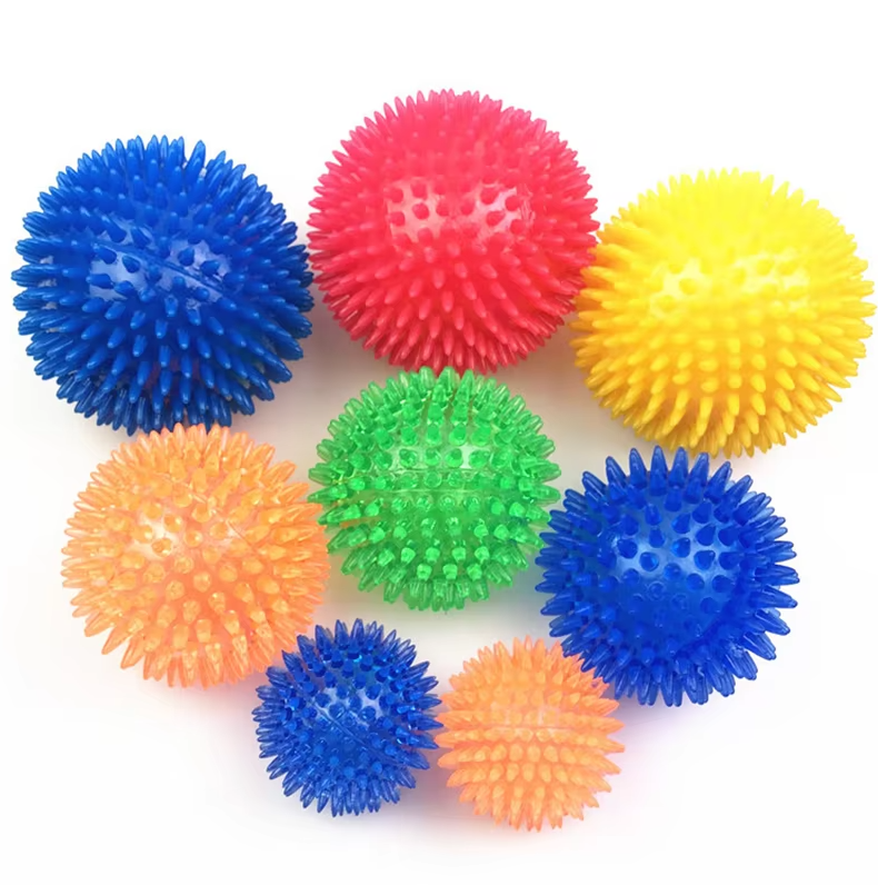 Textured Dog Play Ball for Dental Care - Fesara