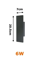 Weatherproof Outdoor LED Wall Light IP65