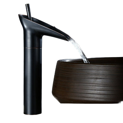 Vintage Style Single Handle Waterfall Kitchen Faucet