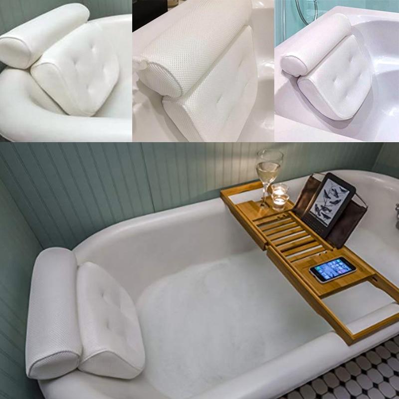 Soft Plush Bath Pillow for Ultimate Neck Support - Fesara