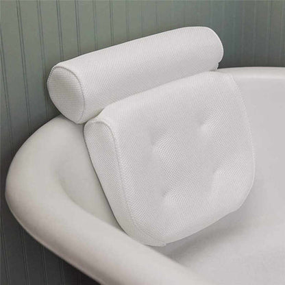 Soft Plush Bath Pillow for Ultimate Neck Support