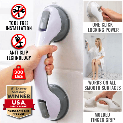 Secure Bathroom Balance Grab Bar