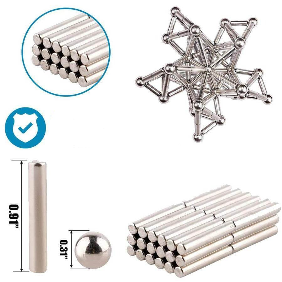 Fun Magnetic Building Sticks for Kids