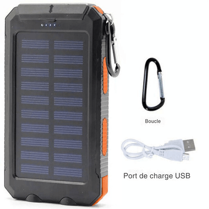 Durable Waterproof 10,000mAh Solar Power Bank