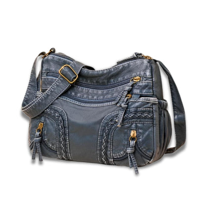 Chic Woven Tote Bag - Lightweight Everyday Shoulder Bag - Fesara
