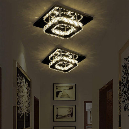 Luxury Crystal LED Ceiling Light Fixture