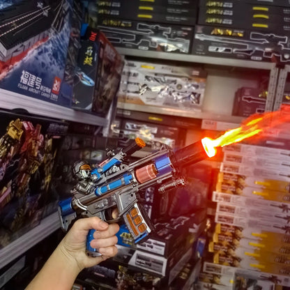 Realistic Electric Toy Gun with Smoke and Sound Effects