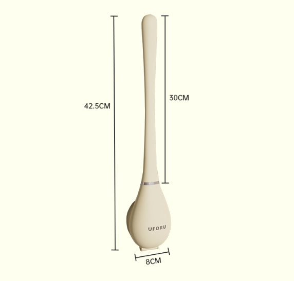 Soft Bristle Toilet Brush with Ergonomic Handle