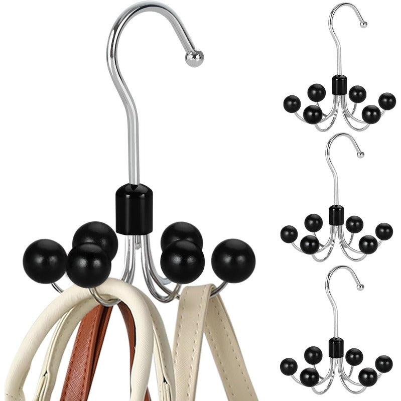 Rotating Closet Organizer for Handbags & Hoodies