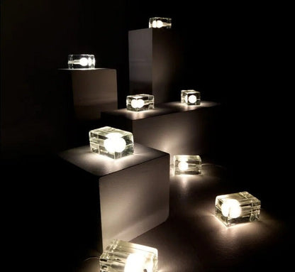 Stylish Glass Desk Lamp with Soft LED Lighting