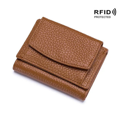 Secure Slim Leather Wallet Card Protector