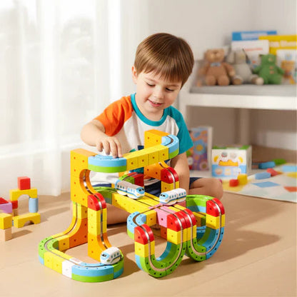 Fun Kids Magnetic Building Track Set