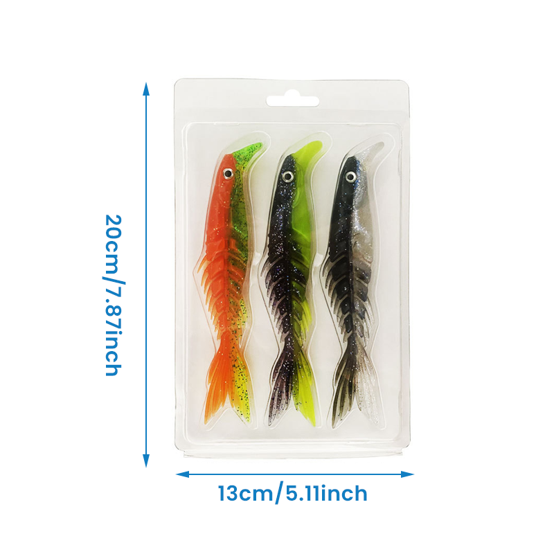 Flexible Segmented Rubber Fishing Lure - Fesara
