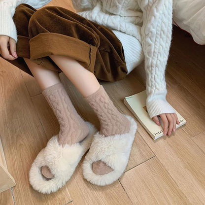 Warm Fuzzy Slippers for Cold Feet
