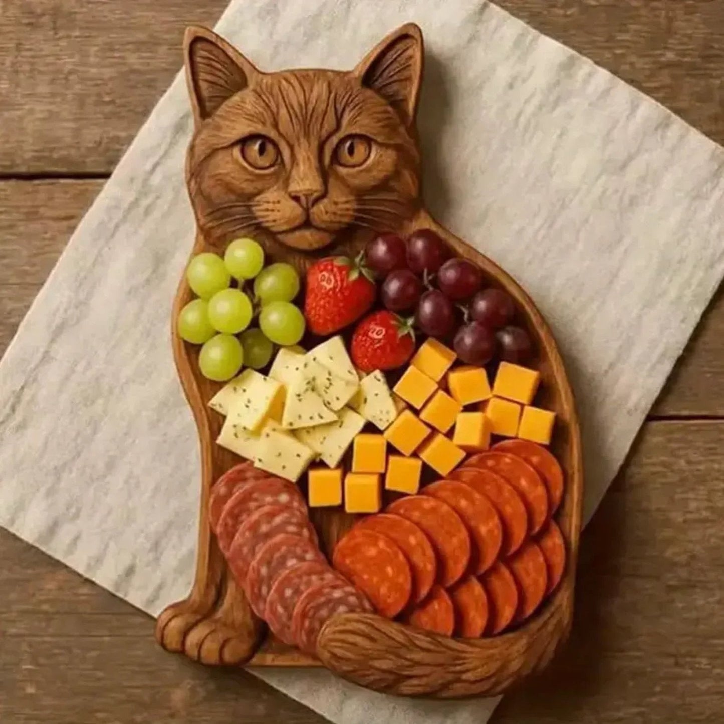 Adorable Kitty Food Serving Platter - Fesara