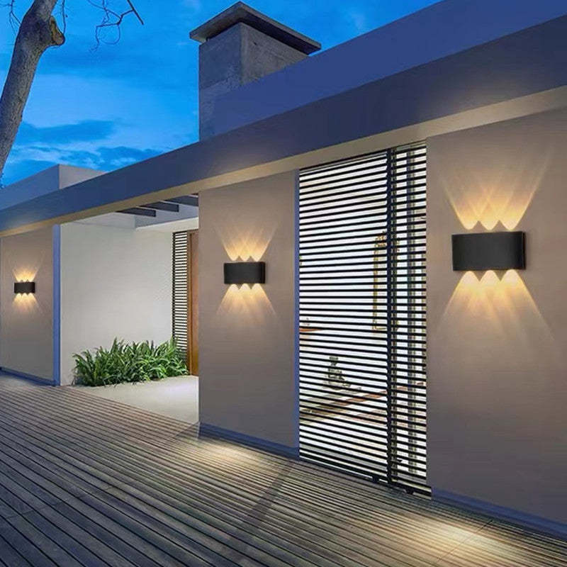 Contemporary Slim LED Double Wall Light