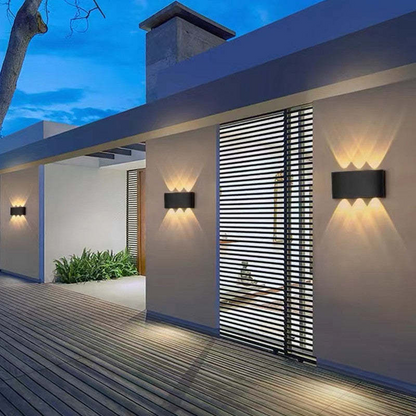 Contemporary Slim LED Double Wall Light