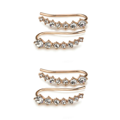 Luxurious Diamond Solitaire Earrings