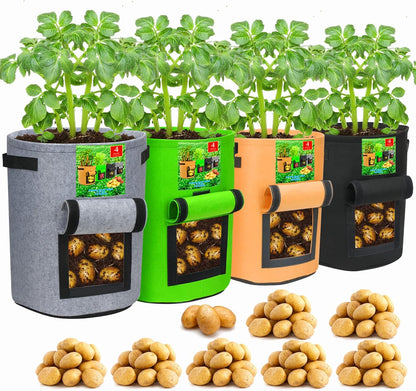 Heavy Duty Garden Planter Bags for Potato Growing