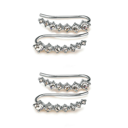 Luxurious Diamond Solitaire Earrings