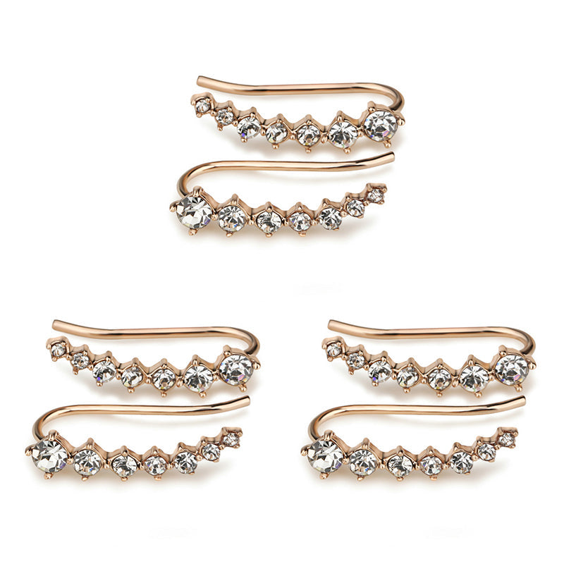 Luxurious Diamond Solitaire Earrings