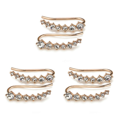 Luxurious Diamond Solitaire Earrings