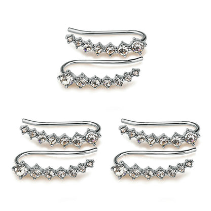 Luxurious Diamond Solitaire Earrings