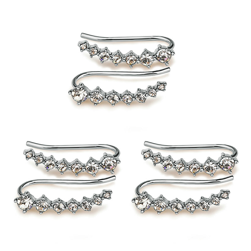 Luxurious Diamond Solitaire Earrings