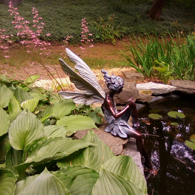 Magical Garden Fairy Figure - Durable Outdoor Decor Statue