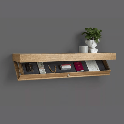 Secure Hidden Storage Wooden Cabinet