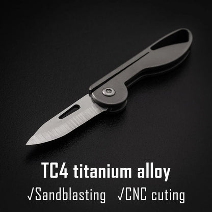 Compact Lightweight Folding Keychain Knife