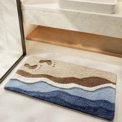 Non-Slip Soft Microfibre Bathroom Mat - Fesara