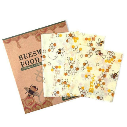 Eco Friendly Beeswax Food Wraps (3 Pack) - Fesara