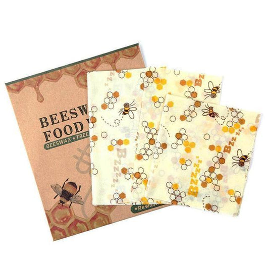 Eco Friendly Beeswax Food Wraps (3 Pack) - Fesara
