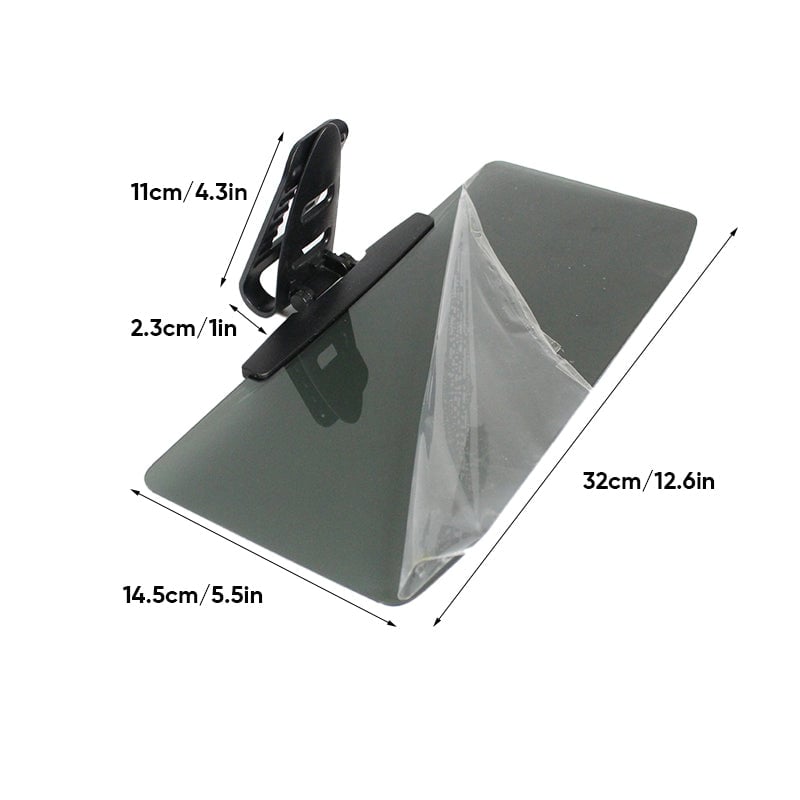 Premium Car Sun Shade With Polarized Glare Blocker
